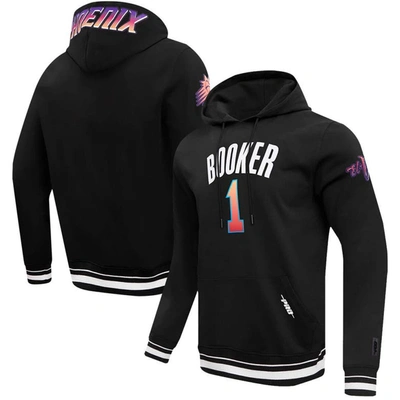 Pro Standard Devin Booker Black Phoenix Suns 2023/24 City Edition Name & Number Pullover Hoodie