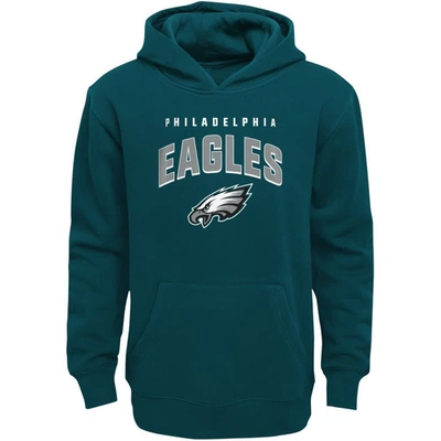 Outerstuff Kids' Youth Midnight Green Philadelphia Eagles Stadium Classic Pullover Hoodie