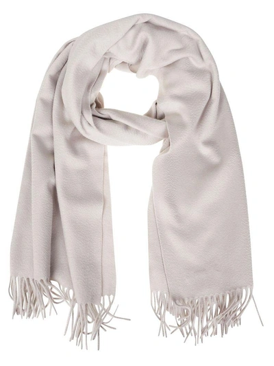 Loro Piana Fringed Shawl In Beige