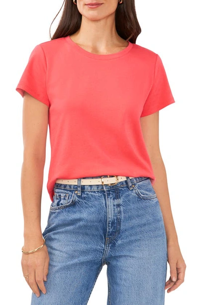 Vince Camuto Short Sleeve T-shirt In Pink Allure