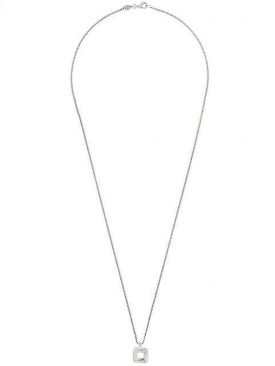 Northskull Quadrum Square Necklace - Metallic