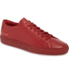 Common Projects Original Achilles Sneaker In Red Leather