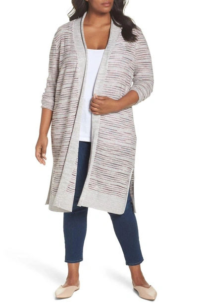 Nic + Zoe Eastland Long Cardigan In Multi