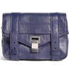 Proenza Schouler 'mini Ps1' Lambskin Leather Crossbody Bag - Blue In Indigo