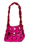 Sc103 Mini Links Leather Tote In Ribbon