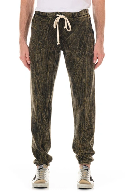 Original Paperbacks Essex Acid Wash Joggers In Brown