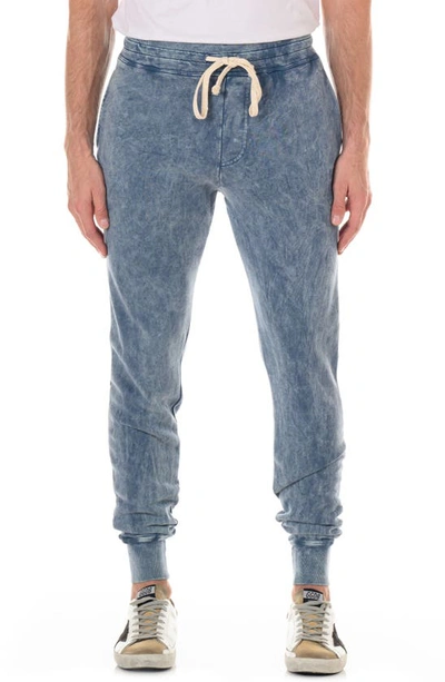 Original Paperbacks Griffith Mineral Wash Joggers In Blue Stone
