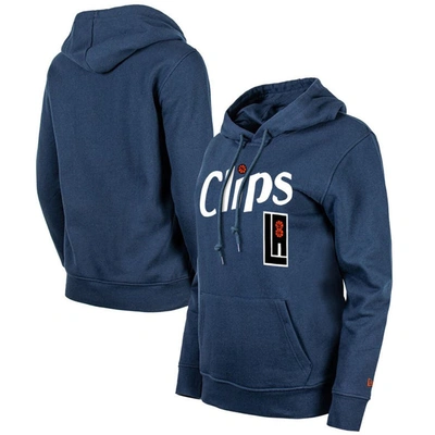 New Era Navy La Clippers 2023/24 City Edition Pullover Hoodie