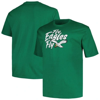 Fanatics Branded Kelly Green Philadelphia Eagles Big & Tall Gridiron Classics Local T-shirt
