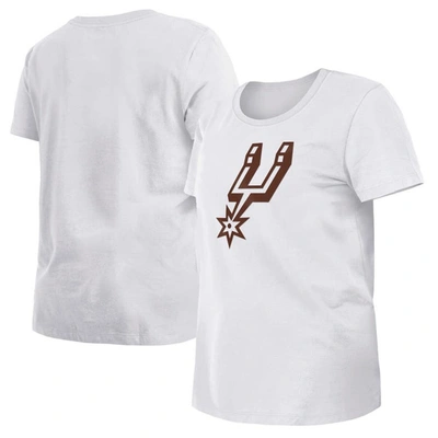 New Era Women's  White San Antonio Spurs 2023/24 City Edition T-shirt