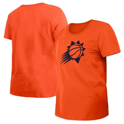 New Era Women's  Orange Phoenix Suns 2023/24 City Edition T-shirt