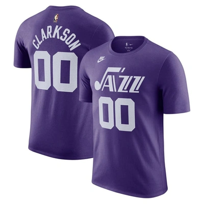 Nike Jordan Clarkson Purple Utah Jazz