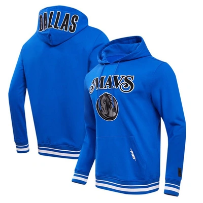 Pro Standard Men's  Royal Dallas Mavericks 2023/24 City Edition Pullover Hoodie