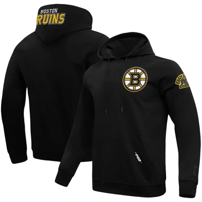 Pro Standard Black Boston Bruins Classic Pullover Hoodie