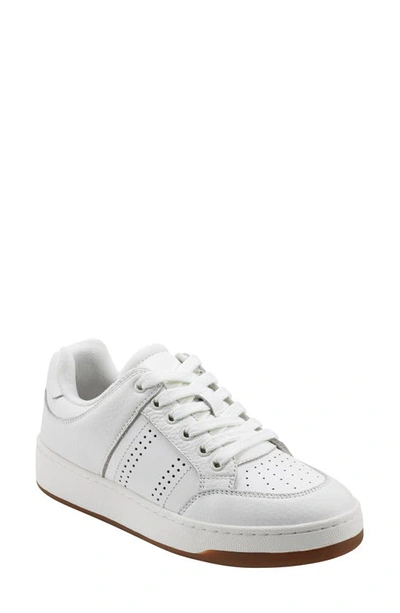 Marc Fisher Ltd Flynnt Trainer In Ivory Leather