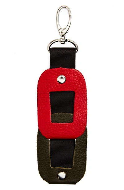 Sc103 Tackle Leather Link Key Chain In Referee