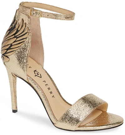 Katy Perry Ankle Strap Sandal In Gold