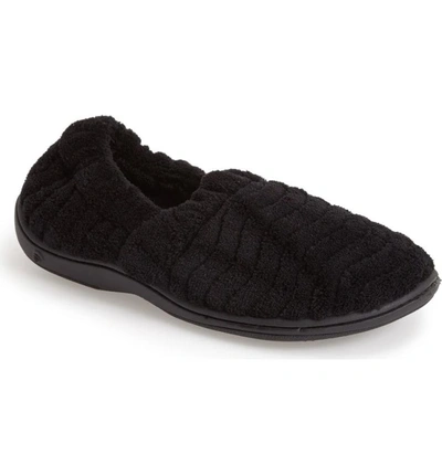 Acorn 'spa Support' Moc Slipper In Black