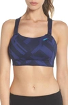 Brooks Juno Bra In Navy Eclipse/ Navy