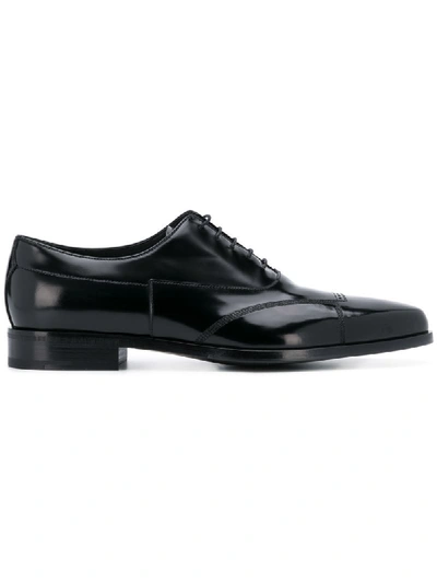 Prada Tassel-embellished Leather Loafers In Black