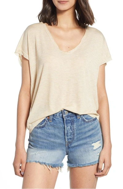 Project Social T Come Hither Tee In Oatmeal
