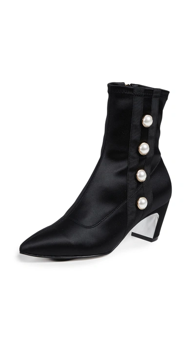 Suecomma Bonnie Pearl Ankle Boots In Black