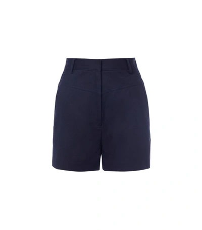 Tibi Margaux James Shorts In Dark Navy