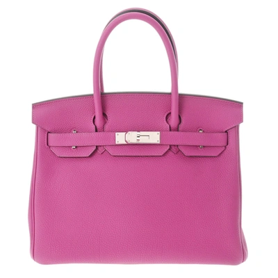 Hermes Birkin 30 Leather Handbag () In Pink
