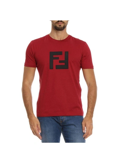 Fendi T-shirt T-shirt Men  In Red