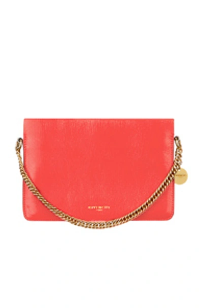 Givenchy Cross 3 Leather Crossbody Bag - Red In Poppy Red & Sand