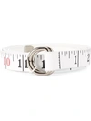 Maison Margiela Printed Buckle Belt In White