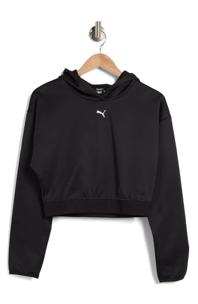 Puma Strong Power Fleece Hoodie In Black