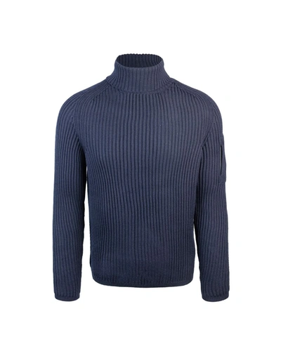 C.p. Company Sweater In Blues And Greens