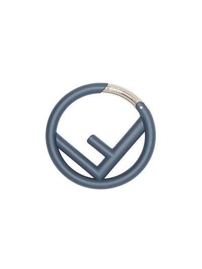 Fendi Logo Keyring - Farfetch In Blue