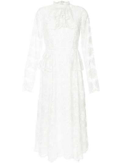 Macgraw Zodiac Dress In White