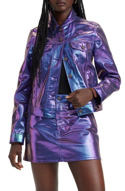 Levi's Candy Coated Denim Trucker Jacket In Candy Coated