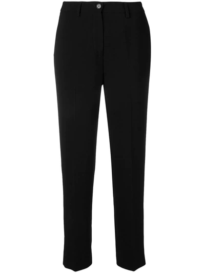 Aspesi Classic Tailored Trousers In Black