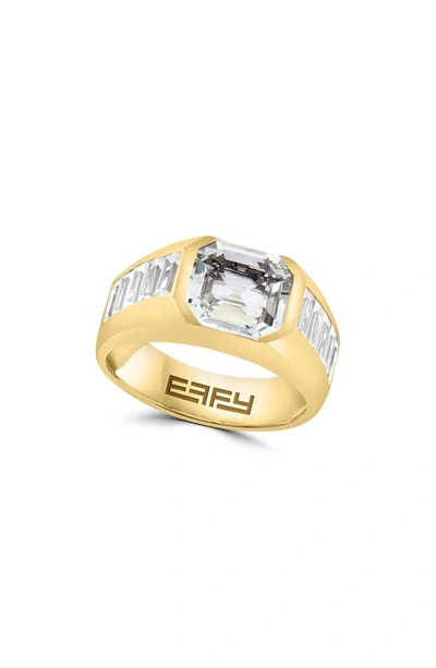 Effy White Topaz Ring In Gold
