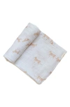 Pehr Follow Me Organic Cotton Swaddle In Cheetah