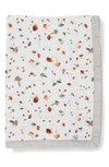 Little Unicorn Kids' Cotton Muslin Baby Quilt In Mushrooms