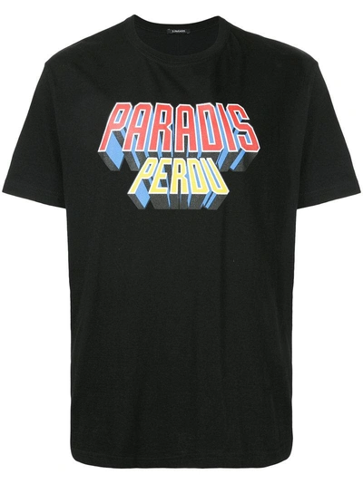 3.paradis Printed Short Sleeved T-shirt