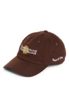 Museum Of Peace And Quiet X Disney 'the Lion King' Peaceful Village Embroidered Baseball Cap In Brown