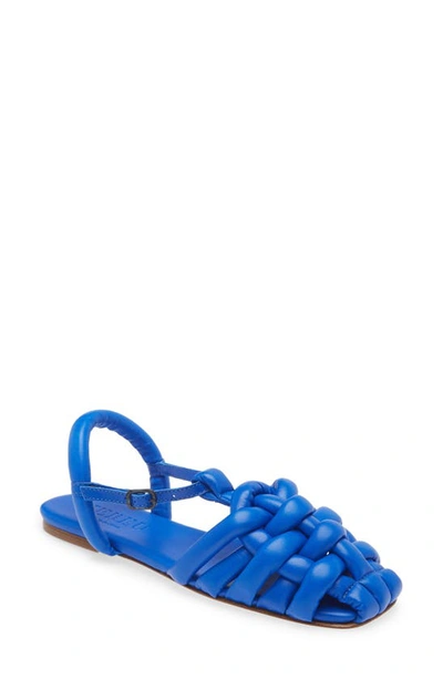 Hereu Cabersa Slingback Fisherman Sandal In Cobalt Blue