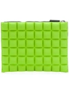 No Ka'oi Chocolate Bar Quilted Pouch In Green