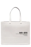 We-ar4 The Surplus Tote Bag In Natural Pearl Grey