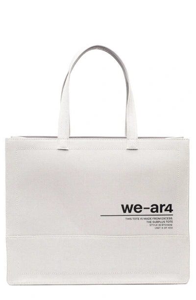 We-ar4 The Surplus Tote Bag In Black