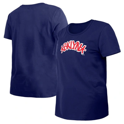 New Era Blue Brooklyn Nets 2023/24 City Edition T-shirt