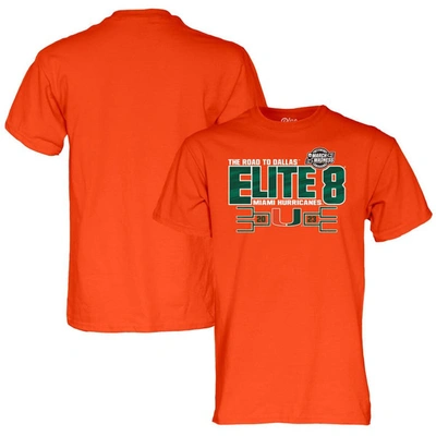 Blue 84 Basketball Tournament March Madness Elite Eight T-shirt In Orange