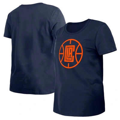 New Era Navy La Clippers 2023/24 City Edition T-shirt