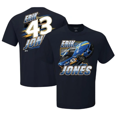 Legacy Motor Club Team Collection Navy Erik Jones Blister T-shirt